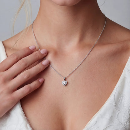 Heart of Light Moissanite Necklace
