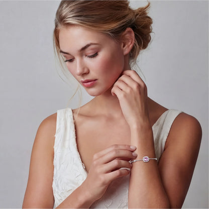 Blush Dreams Moissanite Bracelet