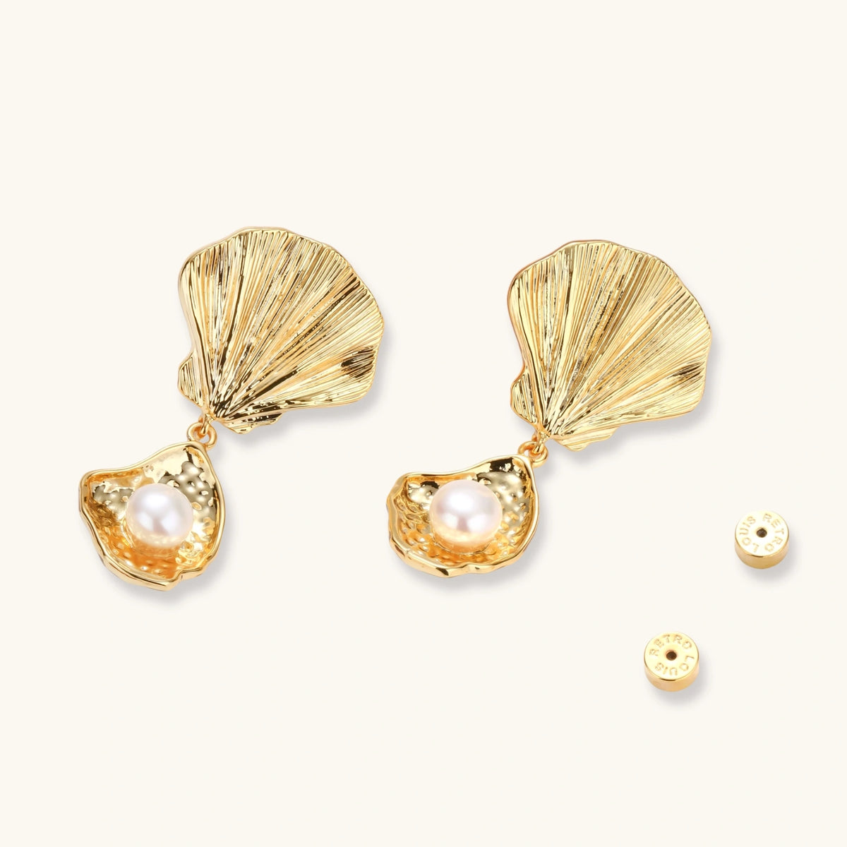 Ocean Shell Pearl Drops
