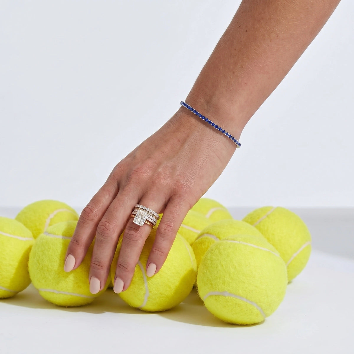 Cobalt Tennis Bracelet